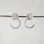 Ear Jacket de Plata. Vista frontal